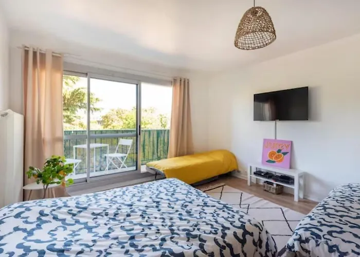 Apartamento Idéal familles ou pros studio 4 pers à Talence, proche tram et Bordeaux centre Talence